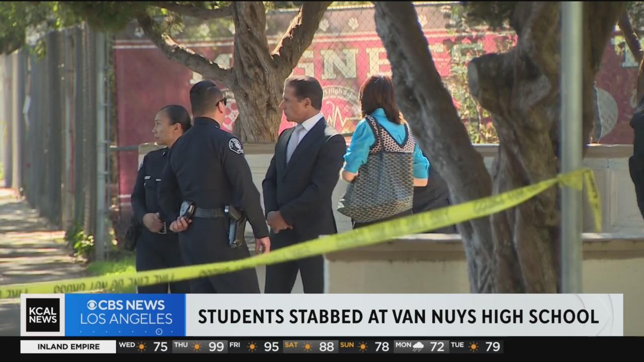 2 students stabbed, 2 injured following brawl at Van Nuys High School ...