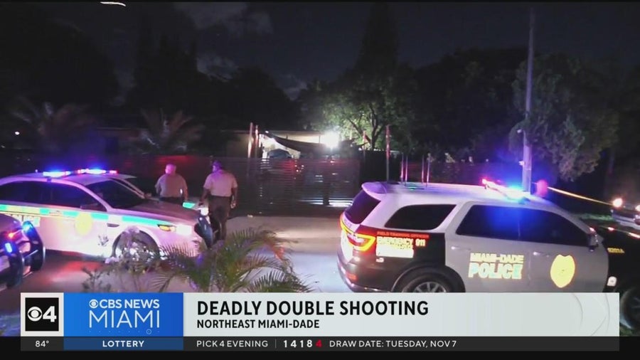 Deadly double shooting in northeast Miami-Dade - CBS Miami