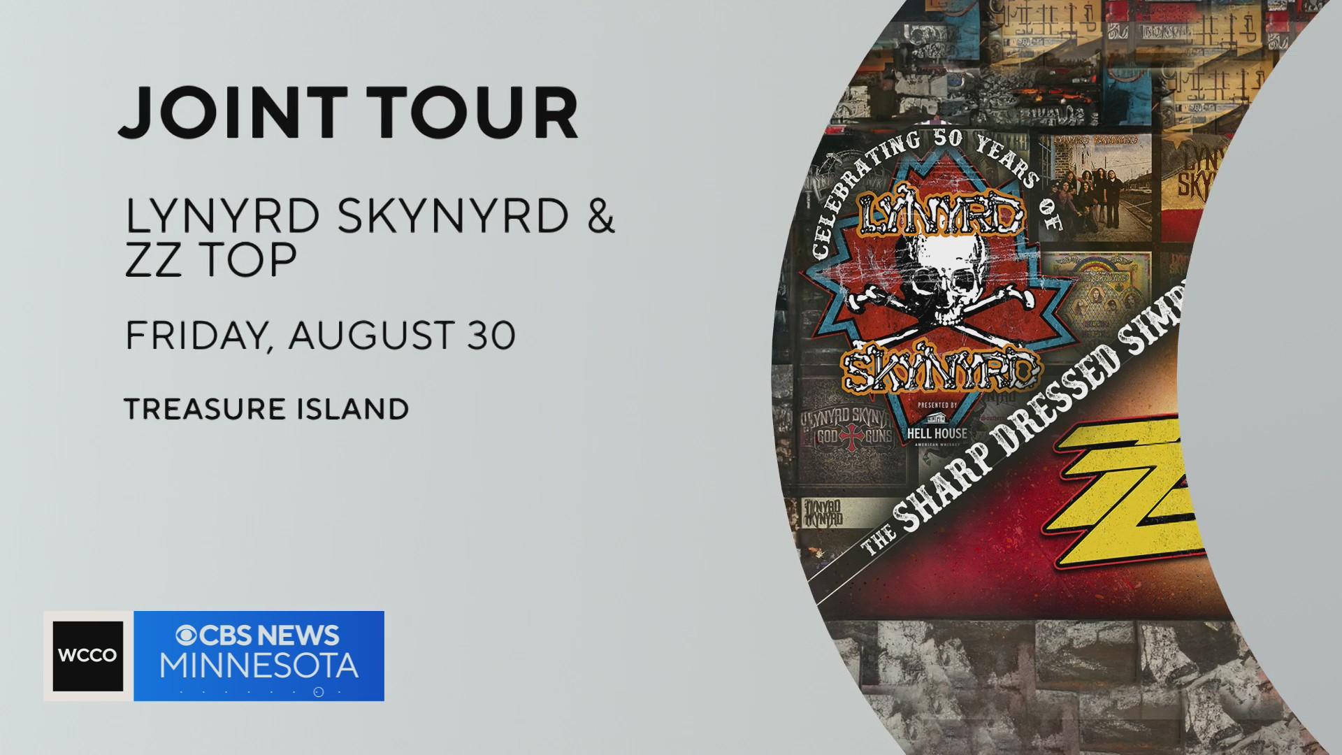 Lynyrd Skynyrd, ZZ Top to play at Treasure Island