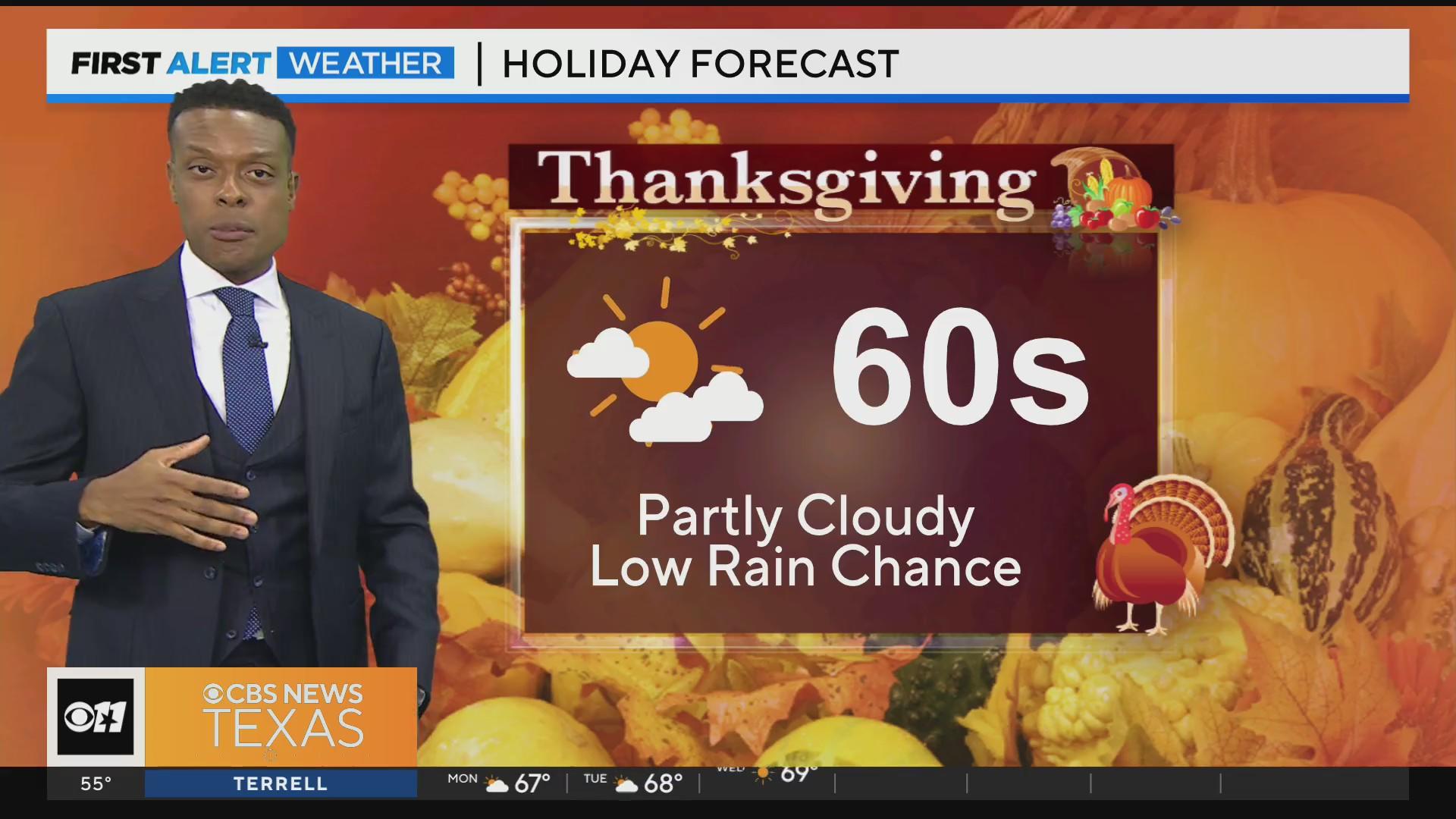 This week starts out cool, cloudy - CBS Texas