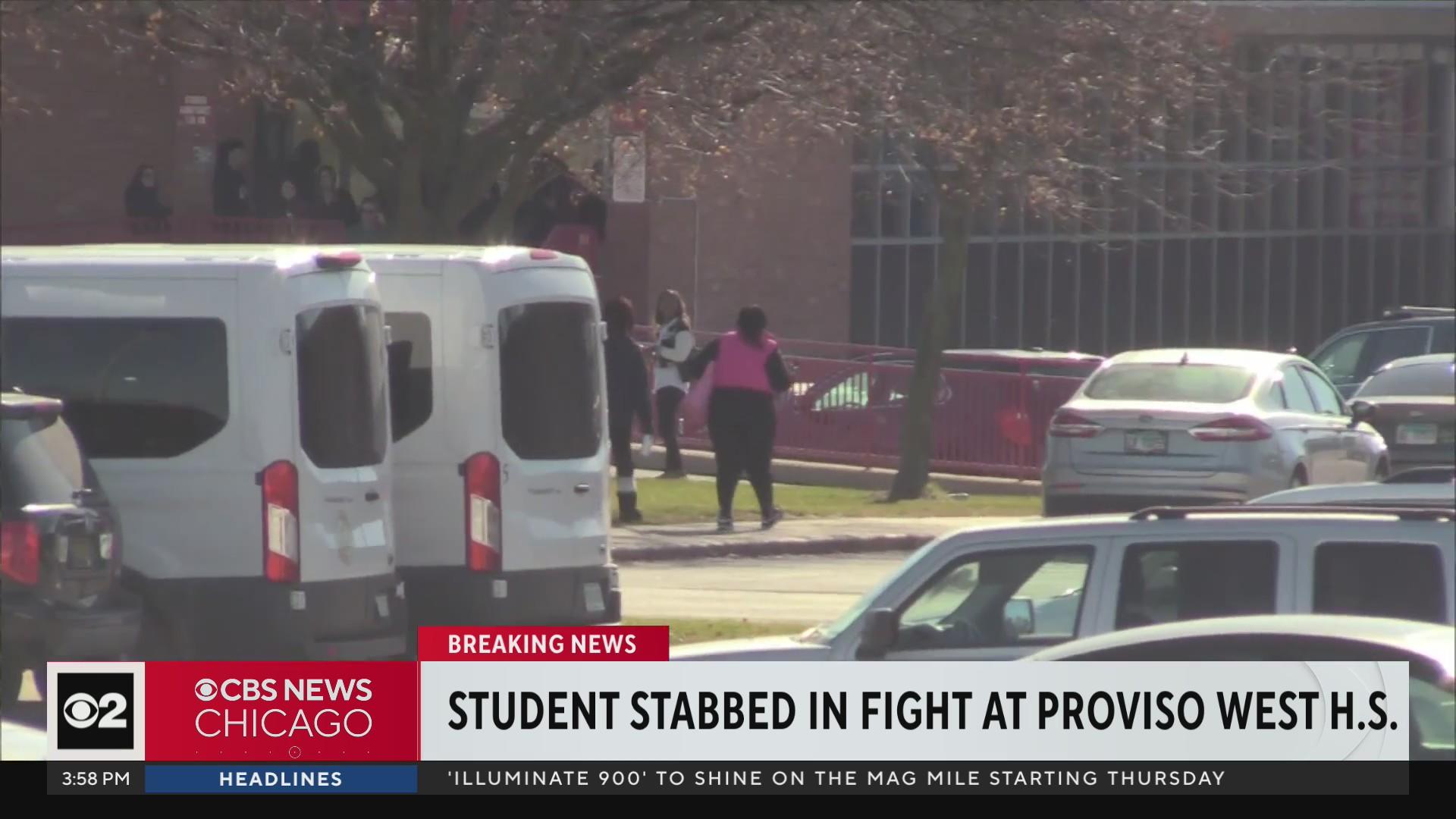 Student stabbed during fight at Chicago area high school - CBS Chicago