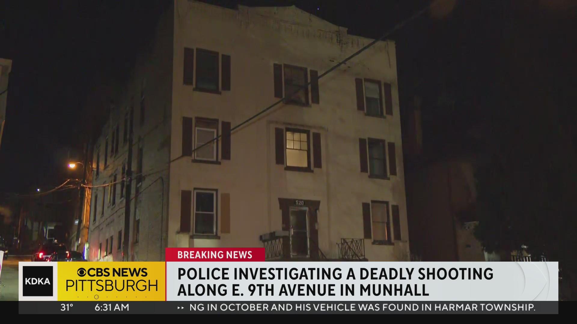 Police investigating deadly shooting in Munhall - CBS Pittsburgh
