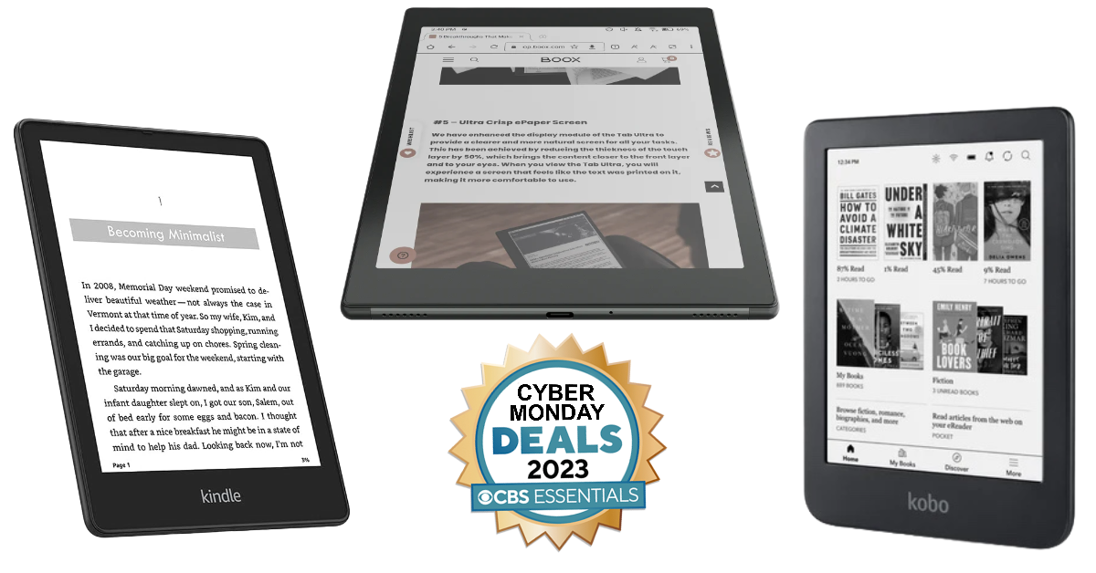 Qué libro electrónico comprar? Cómo elegir el mejor e-reader (y ahorrar) en  Black Friday