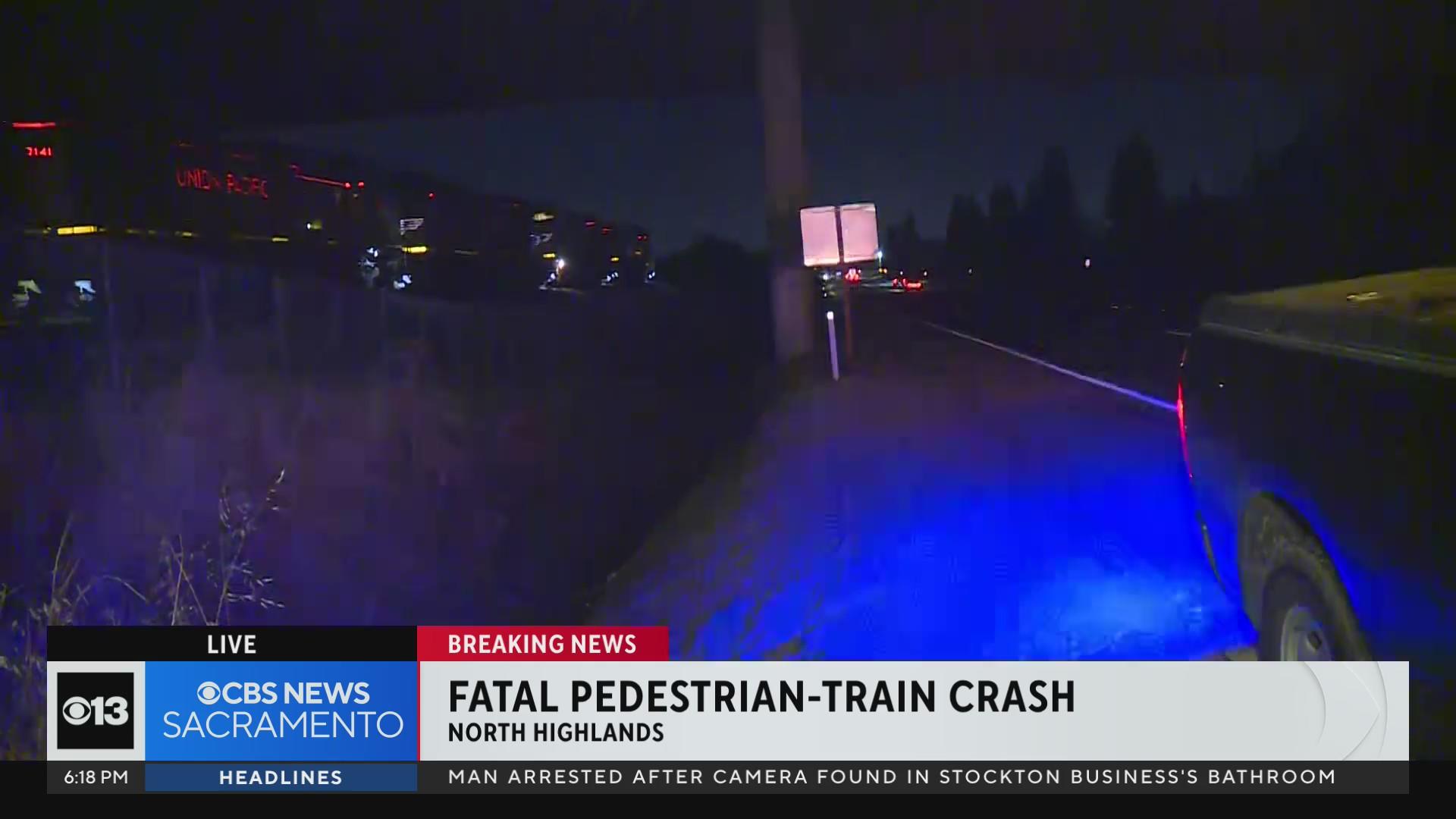 Man hit and killed by Union Pacific train in North Highlands - CBS ...