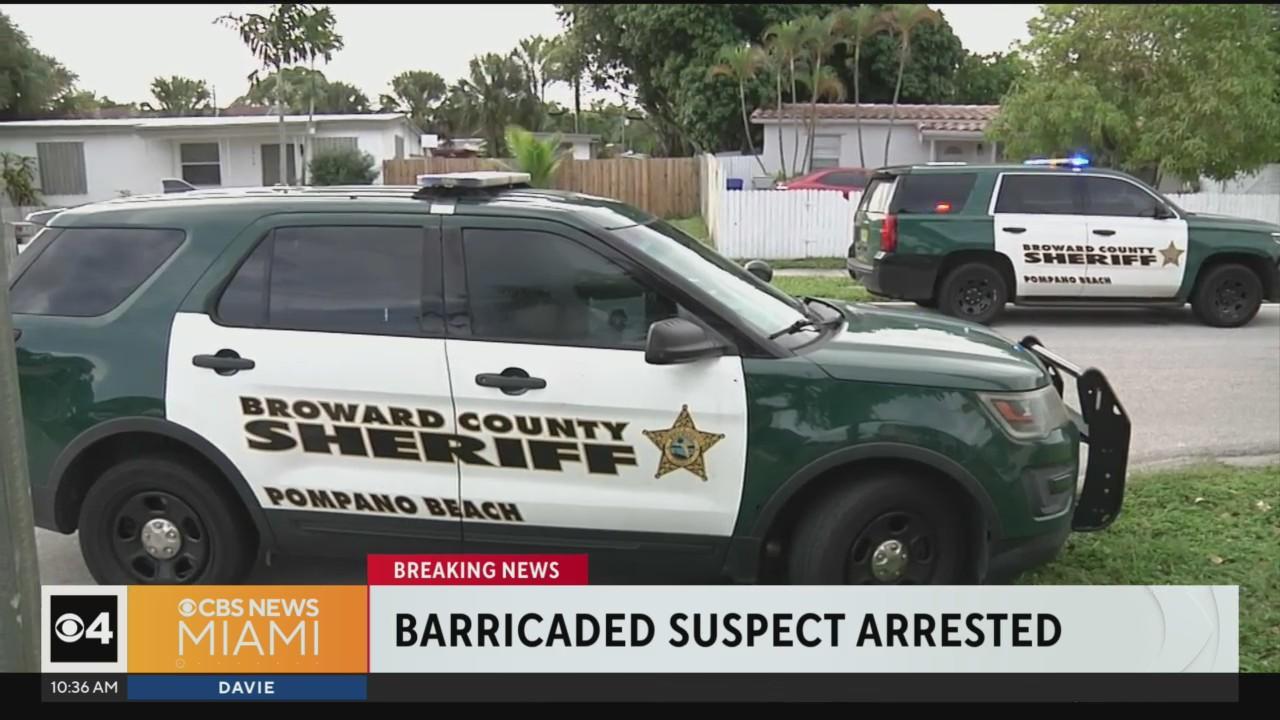 Man arrested after barricading himself inside Pompano Beach home with ...