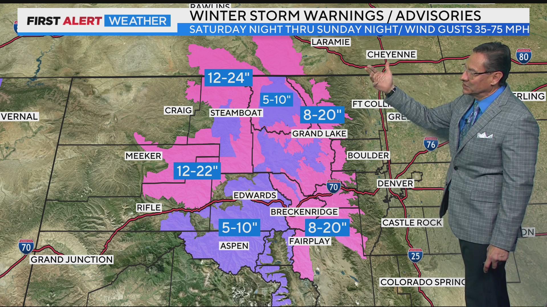 Warnings for heavy snow in the Colorado mountains - CBS Colorado