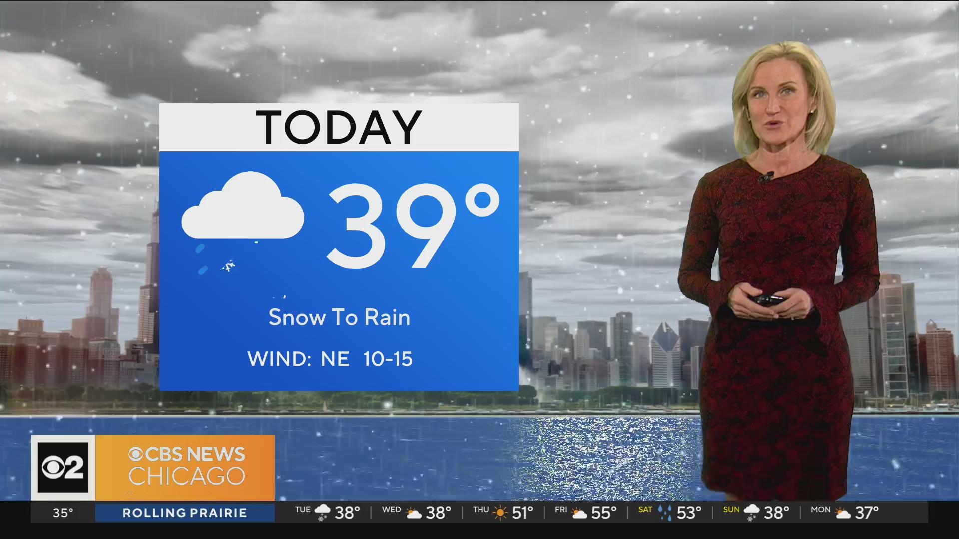 Chicago First Alert Weather: Snow showers, light rain - CBS Chicago