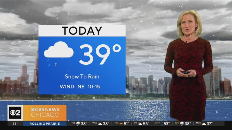 Chicago First Alert Weather: Snow showers, light rain - CBS Chicago