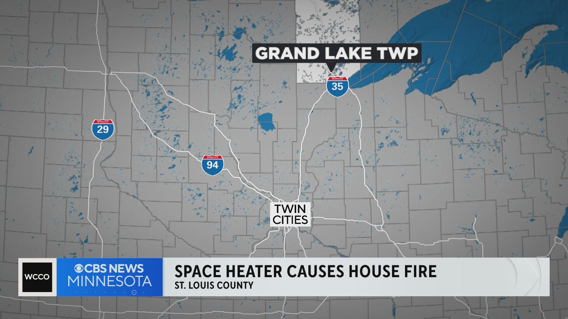 Dog dies in northern Minnesota house fire likely caused by space heater ...