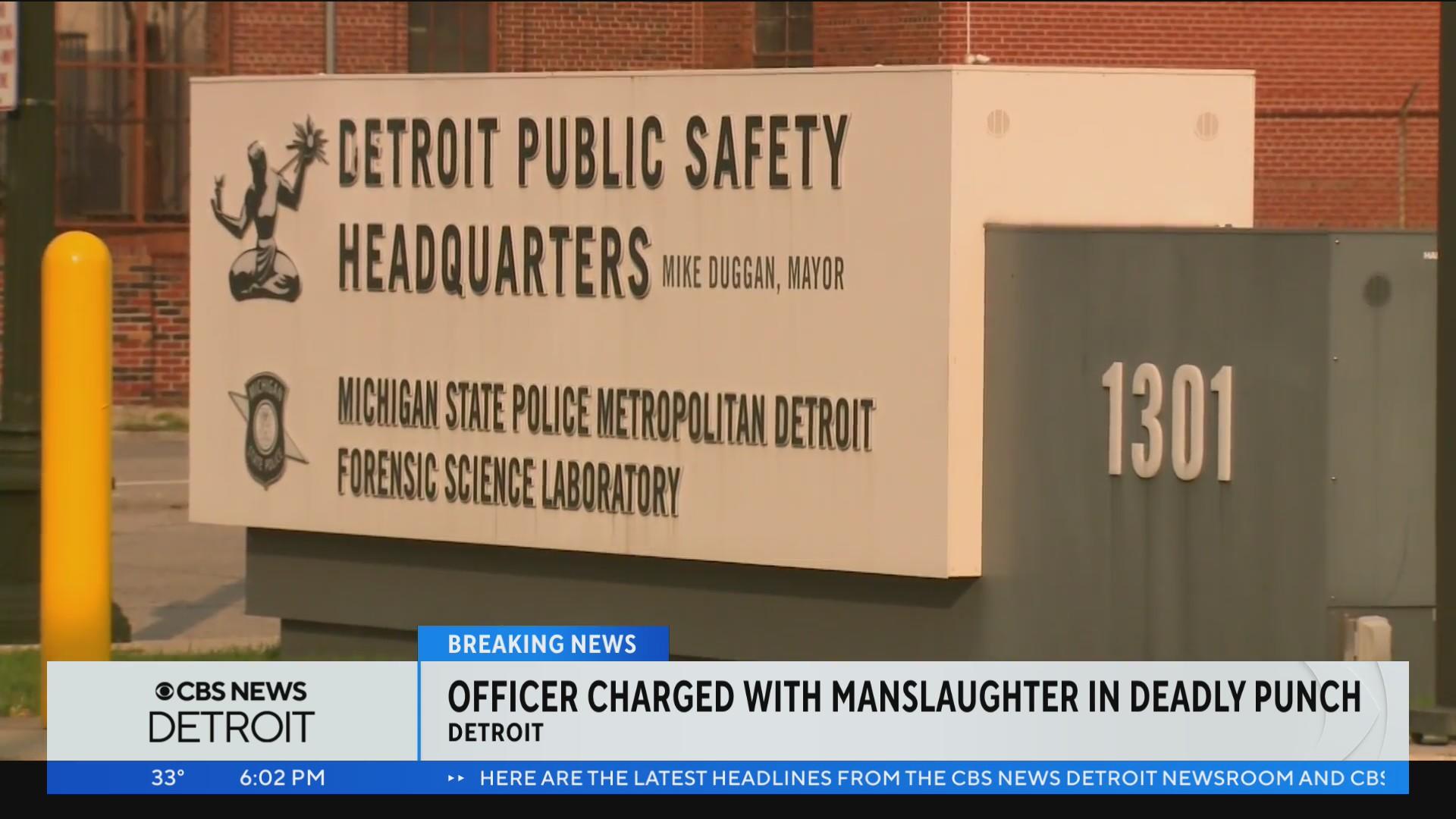 Detroit police officer arraigned in fatal assault of 71-year-old man ...