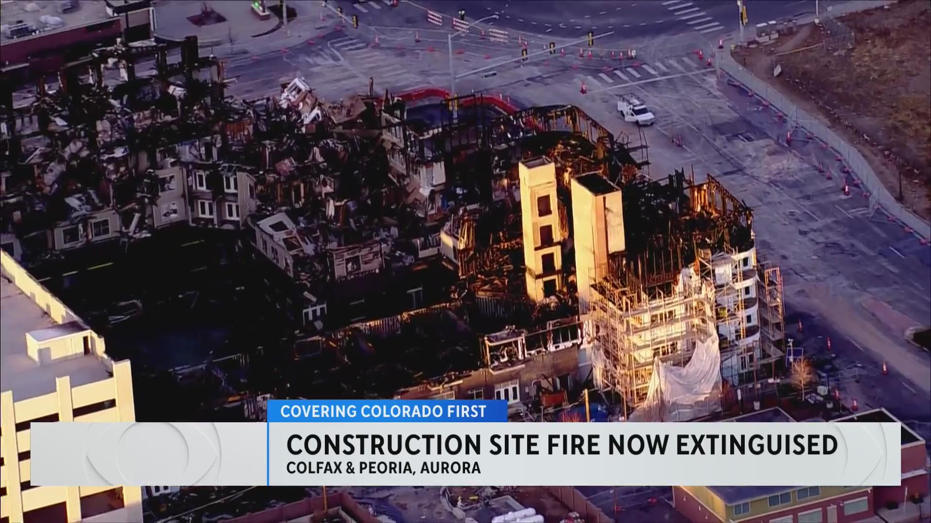 Colorado crews extinguish fire days after blaze destroys apartment ...