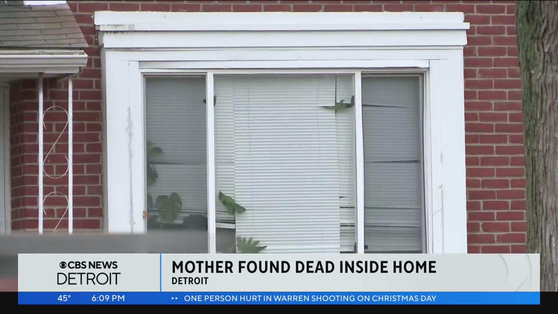 Police investigating after woman found dead in Detroit - CBS Detroit