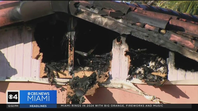 Neighbor saved family from raging SW Dade house fire - CBS Miami