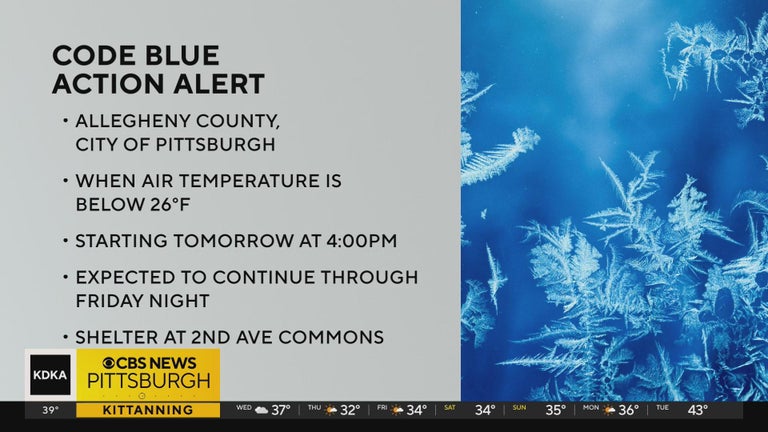 Code Blue alert issued for Allegheny County on Thursday ahead of ...