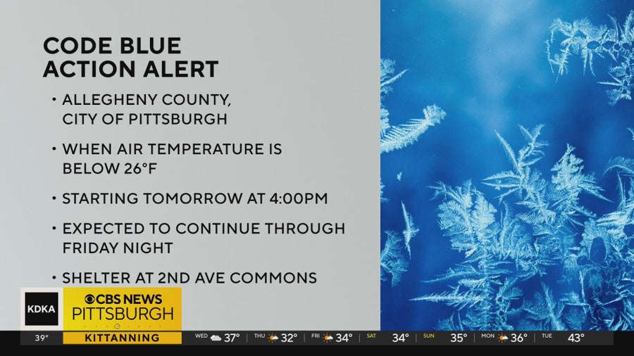 Code Blue alert issued for Allegheny County on Thursday ahead of ...