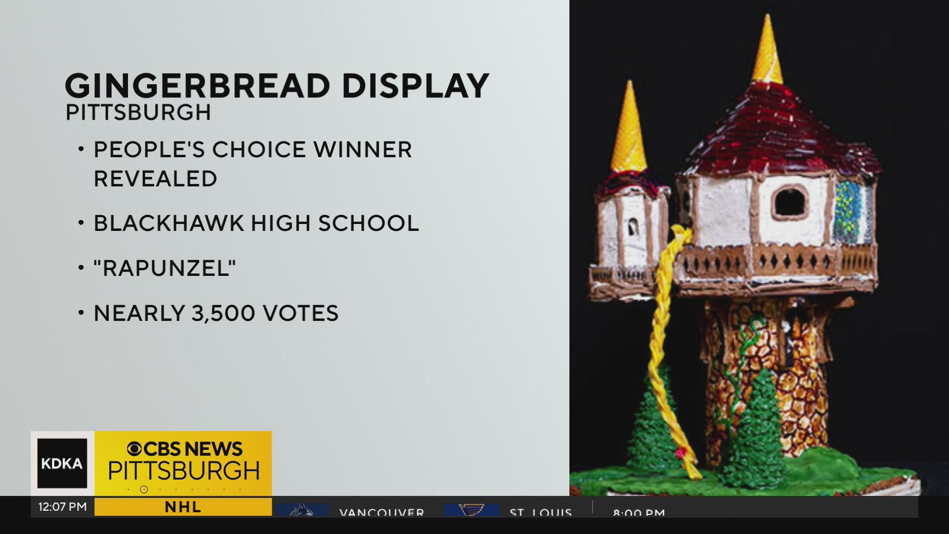 Gingerbread Pitt Blackhawk High School once again wins People's Choice Award at ...