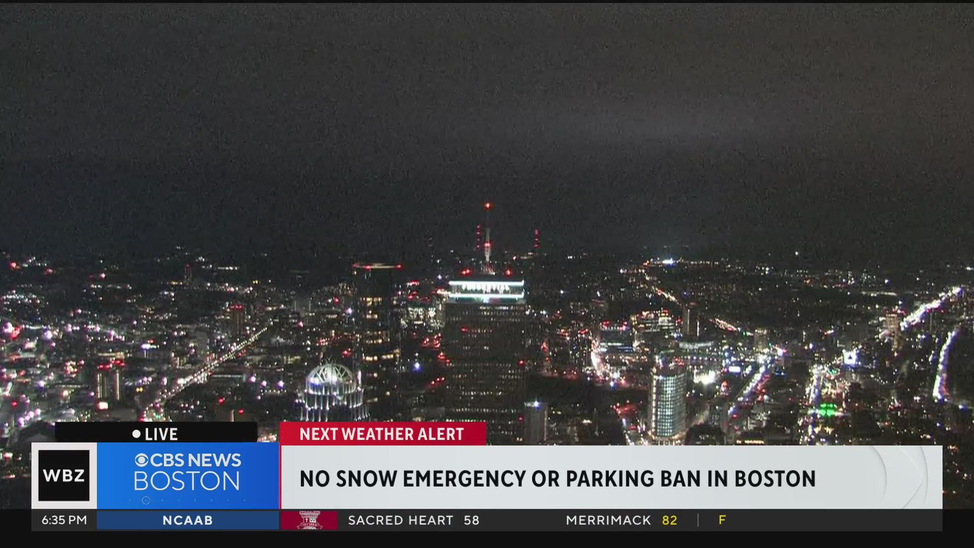 Boston will not issue snow emergency for winter storm - CBS Boston