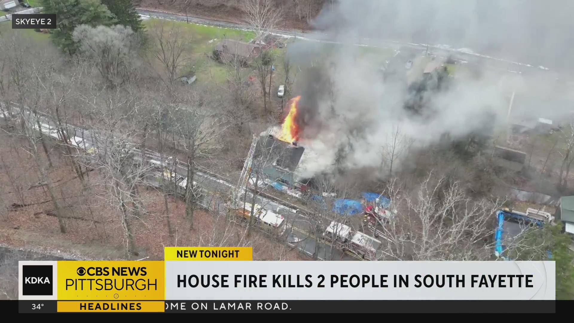 2 killed in South Fayette house fire - CBS Pittsburgh