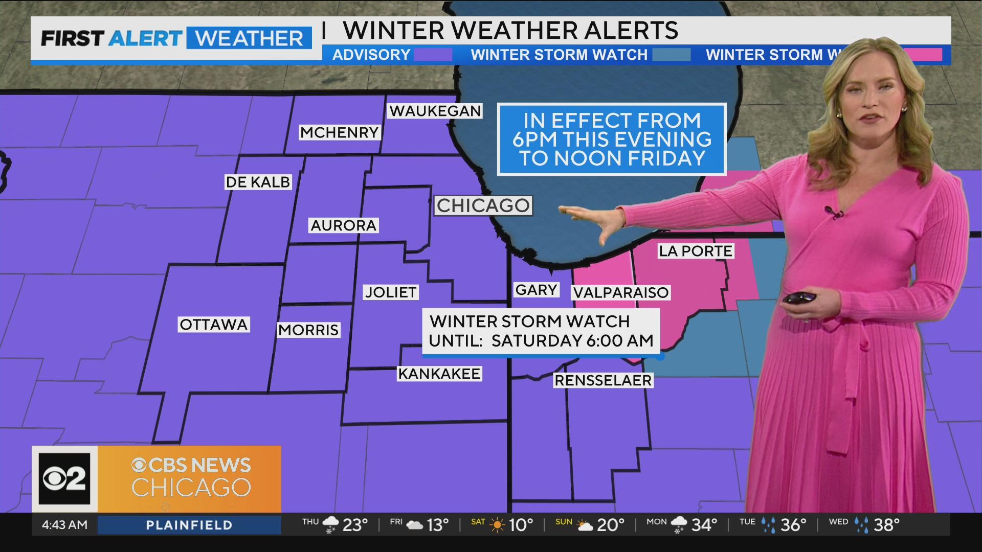 How much more snow for Chicago area? Dangerous cold this weekend - CBS ...