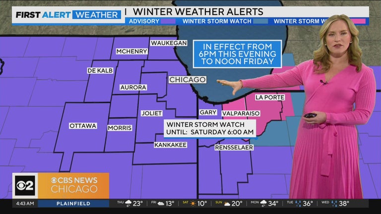 How much more snow for Chicago area? Dangerous cold this weekend - CBS ...