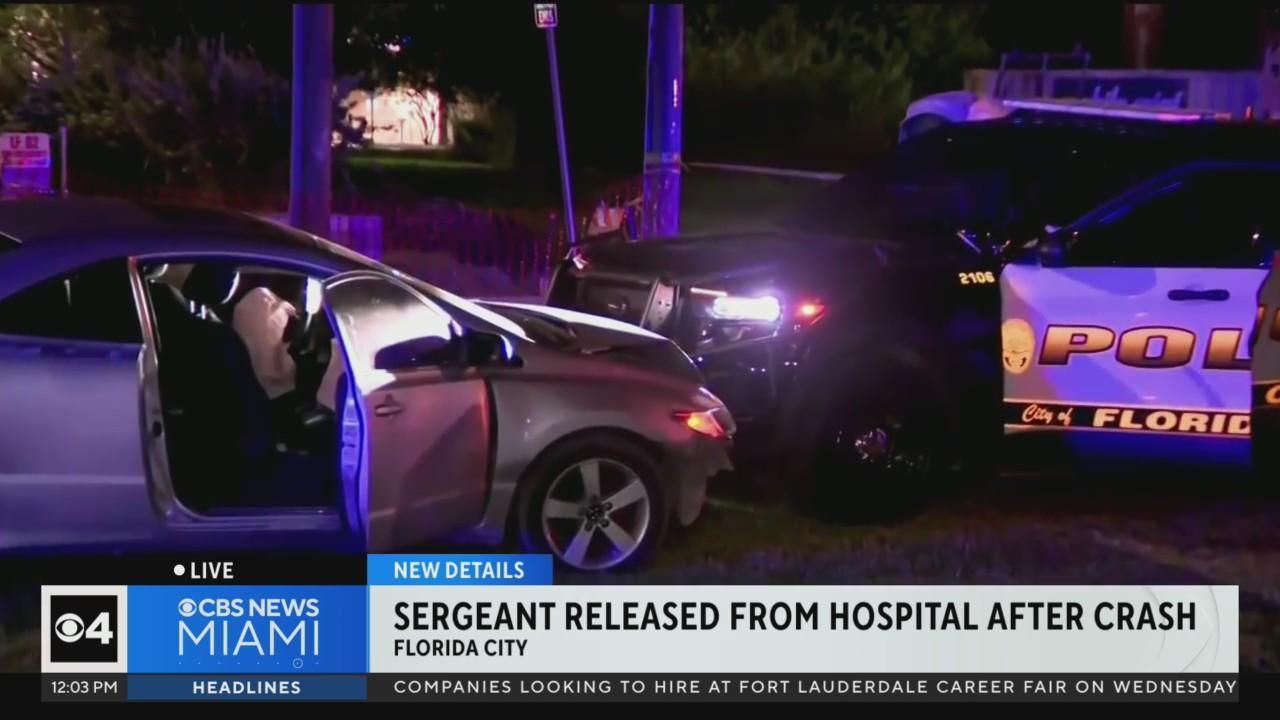 Florida City police officer released from hospital following crash on ...