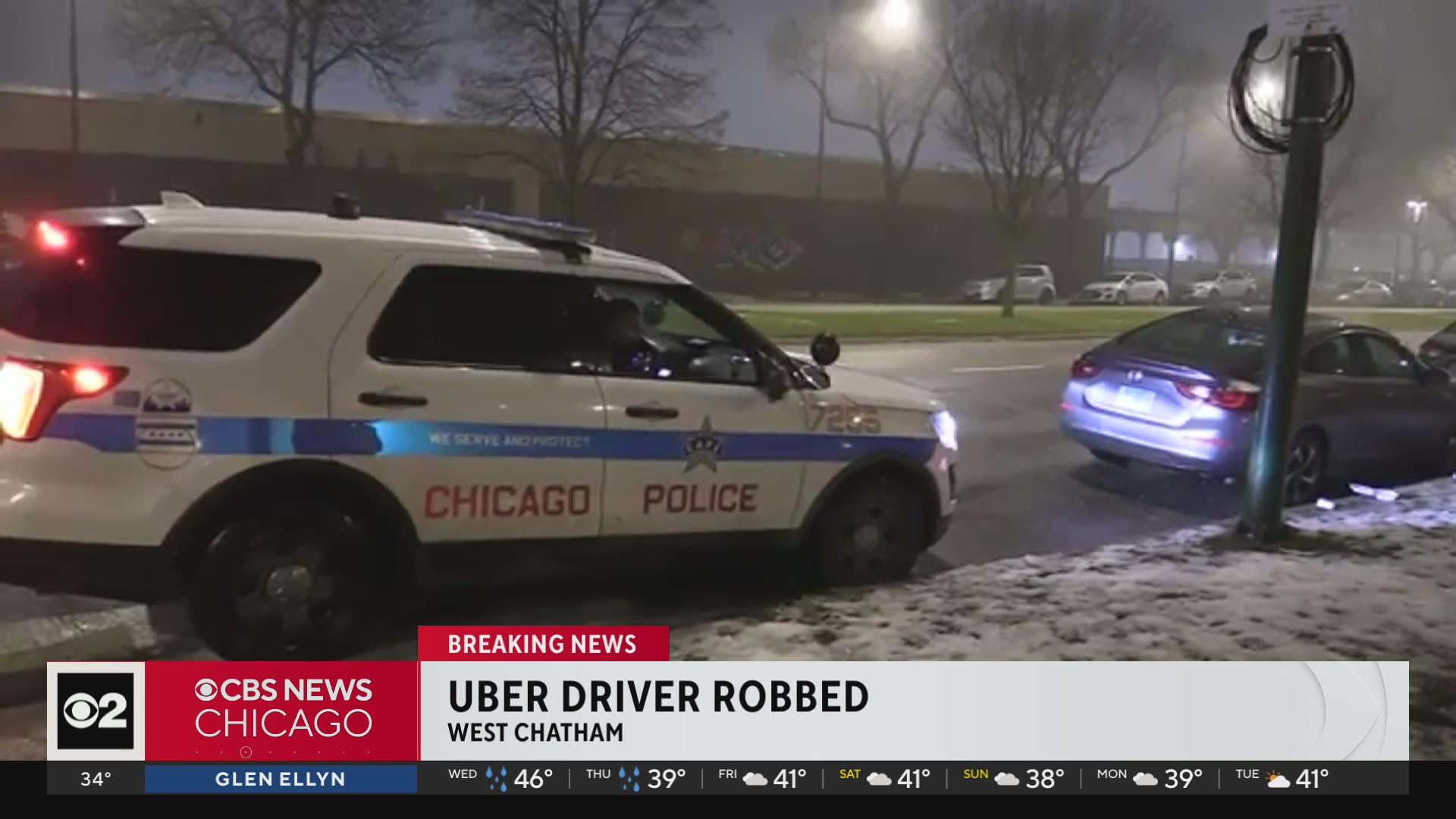 Uber driver robbed by 3 passengers on Chicago's South Side - CBS Chicago