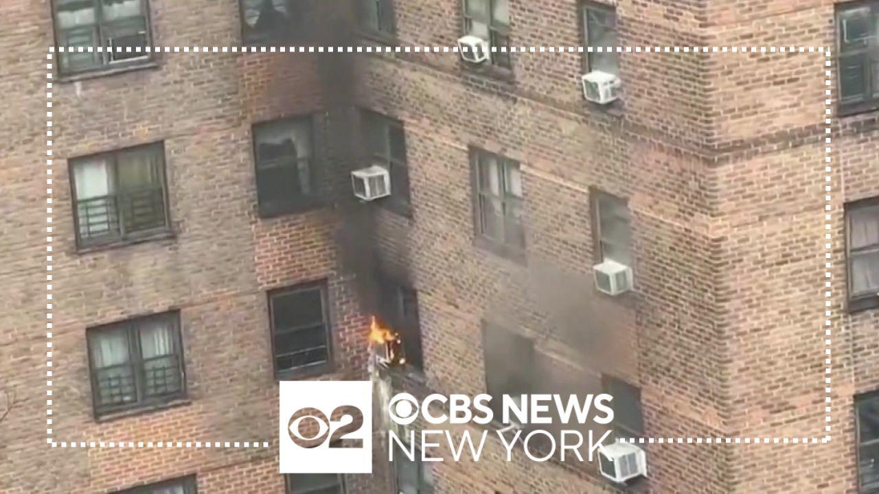 1 injured in apartment fire at East Harlem's Wagner Houses - CBS New York