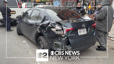 Over a dozen people injured in multi-vehicle crash in Brooklyn - CBS ...