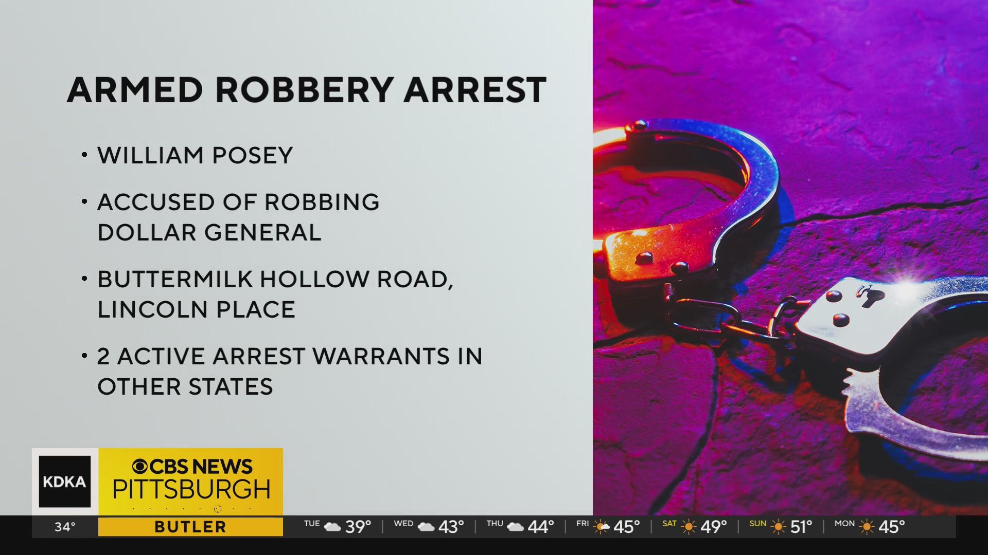 Police: Man arrested in connection with armed robbery at Dollar General ...