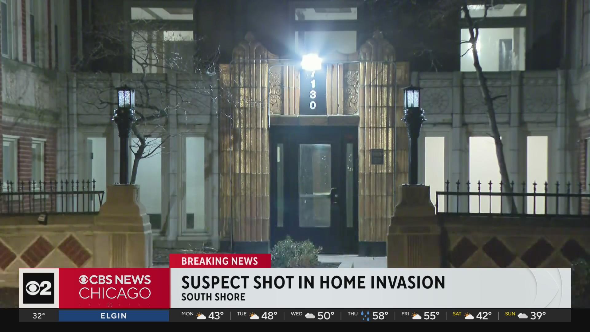 Suspect shot during home invasion on Chicago's South Side - CBS Chicago