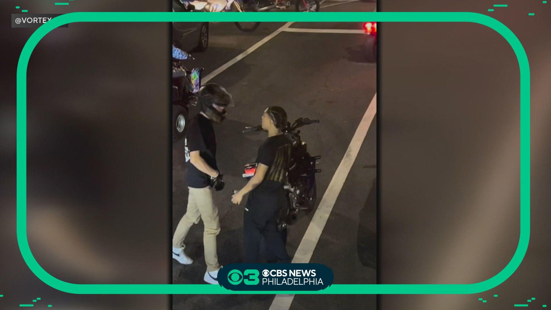 Motorcyclist convicted of aggravated assault after viral video showed ...