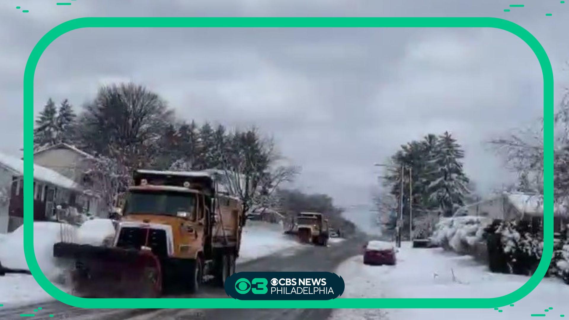 Cleanup underway across Philadelphia region after winter storm - CBS ...