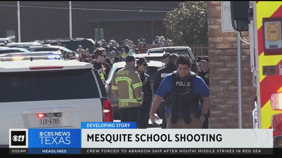Armed student injured in police shooting at Mesquite school - CBS Texas