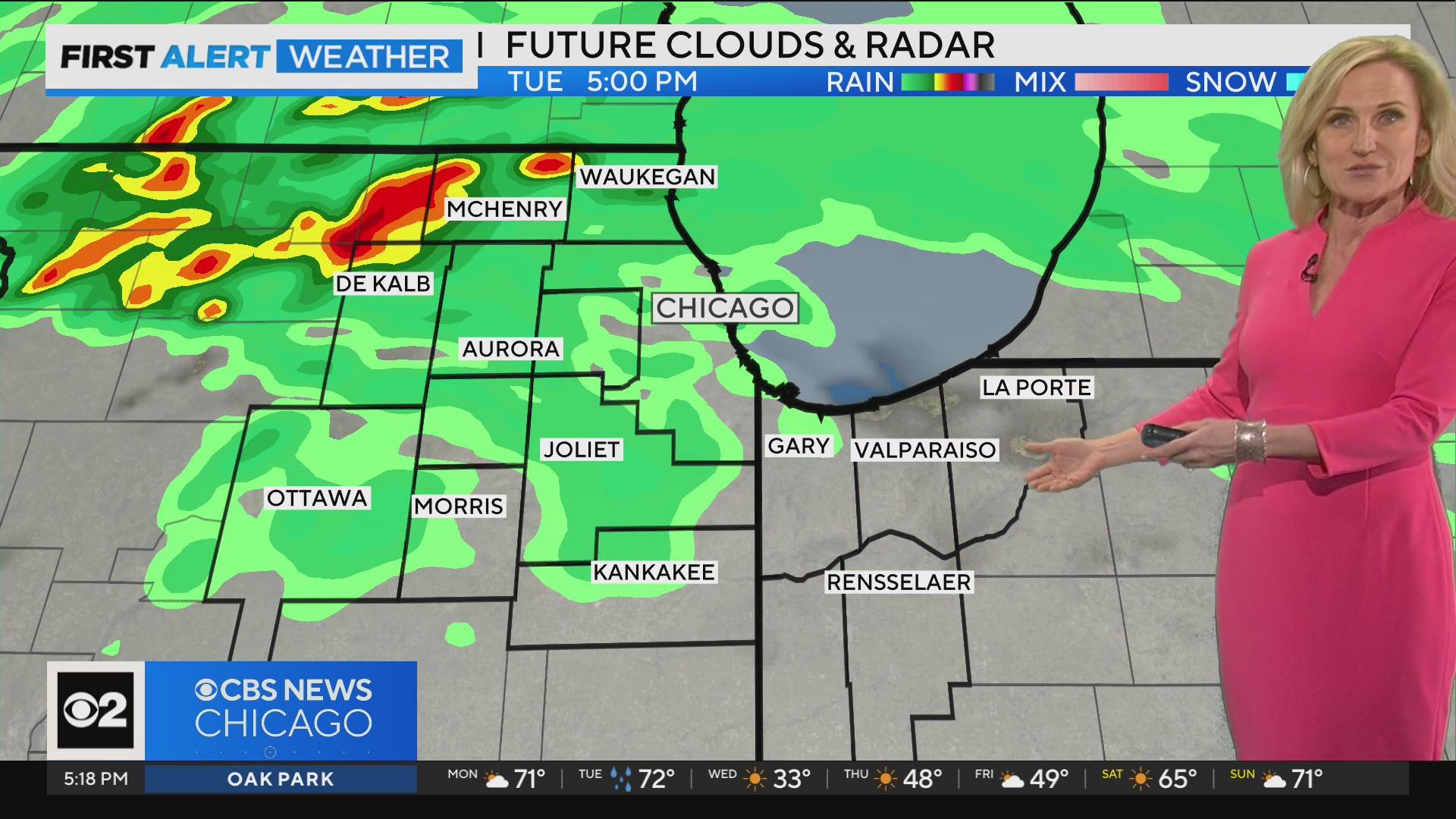 Chicago gets warm conditions for severe weather - CBS Chicago