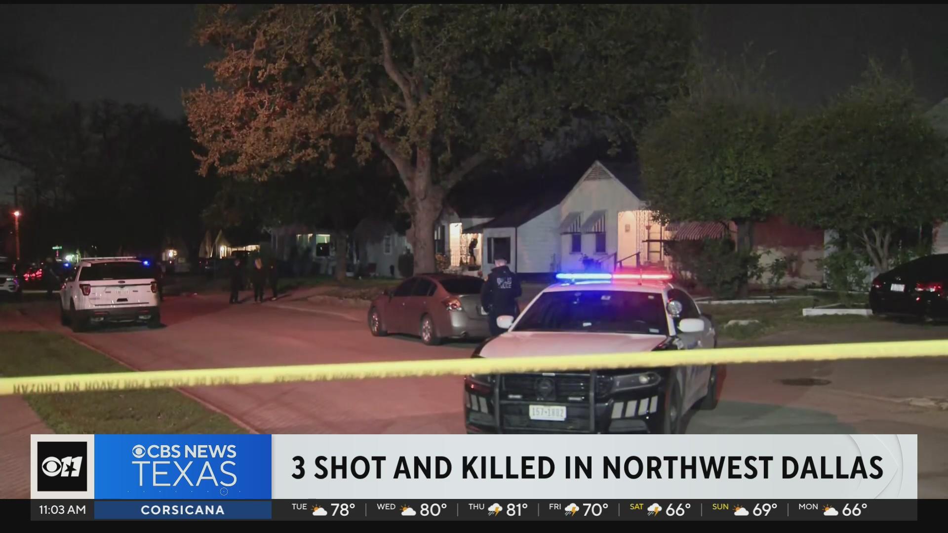 3 fatally shot in Dallas overnight, no suspect in custody - CBS Texas