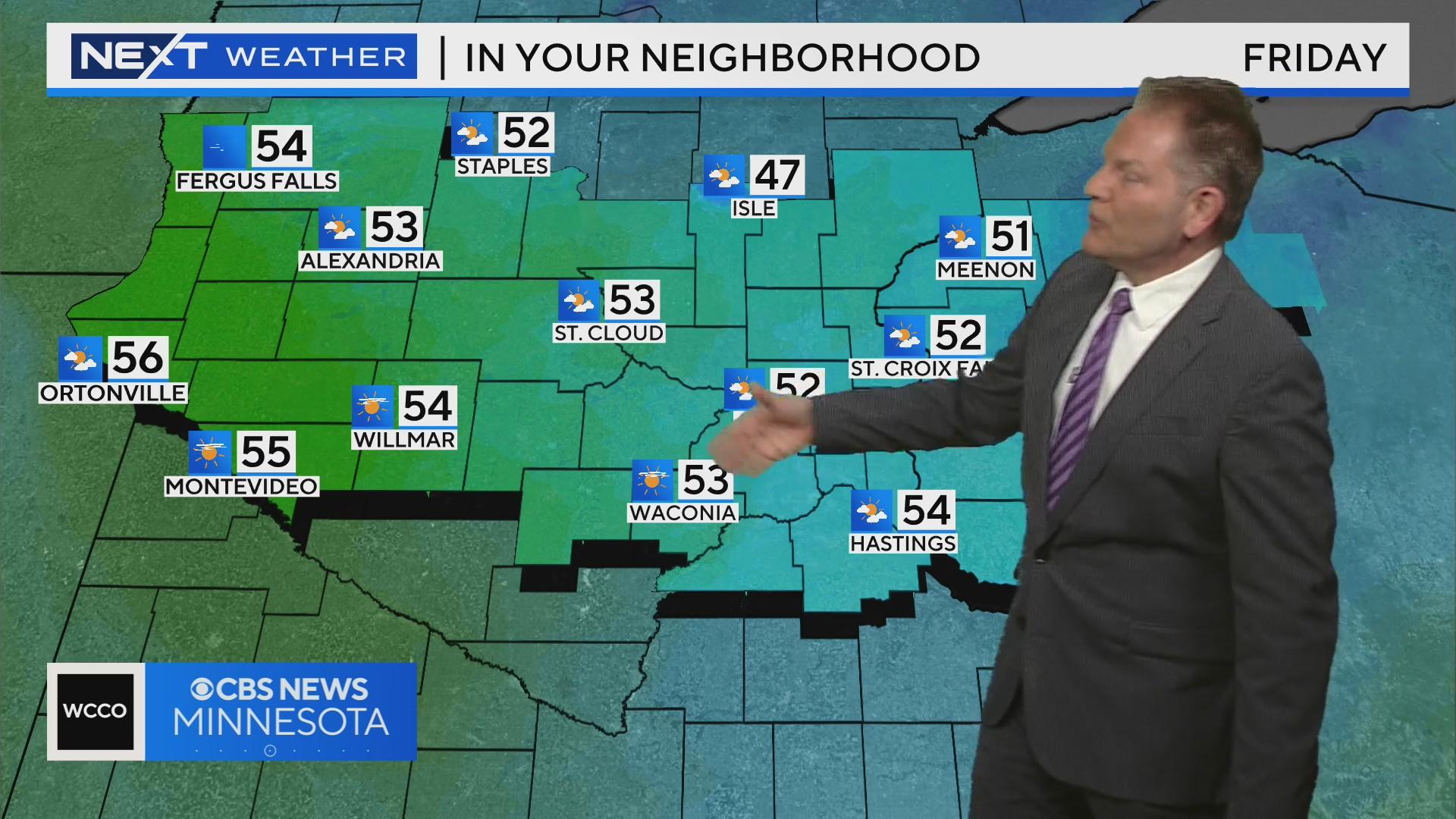 NEXT Weather: One more dry day in the 60s before cooldown, rain - CBS ...