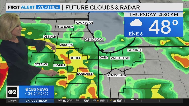 Chicago to get hit by gusty storms Thursday morning - CBS Chicago