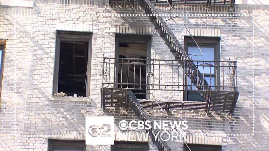 Manhattan fire sends 4 children to hospital - CBS New York
