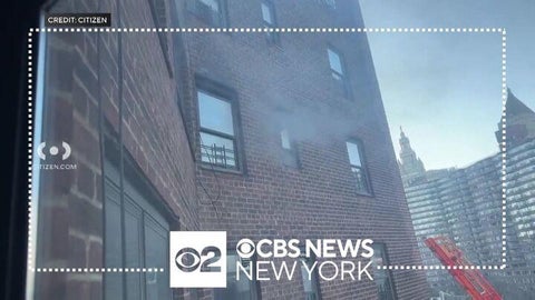 5 firefighters injured battling high-rise blaze in Lower Manhattan ...