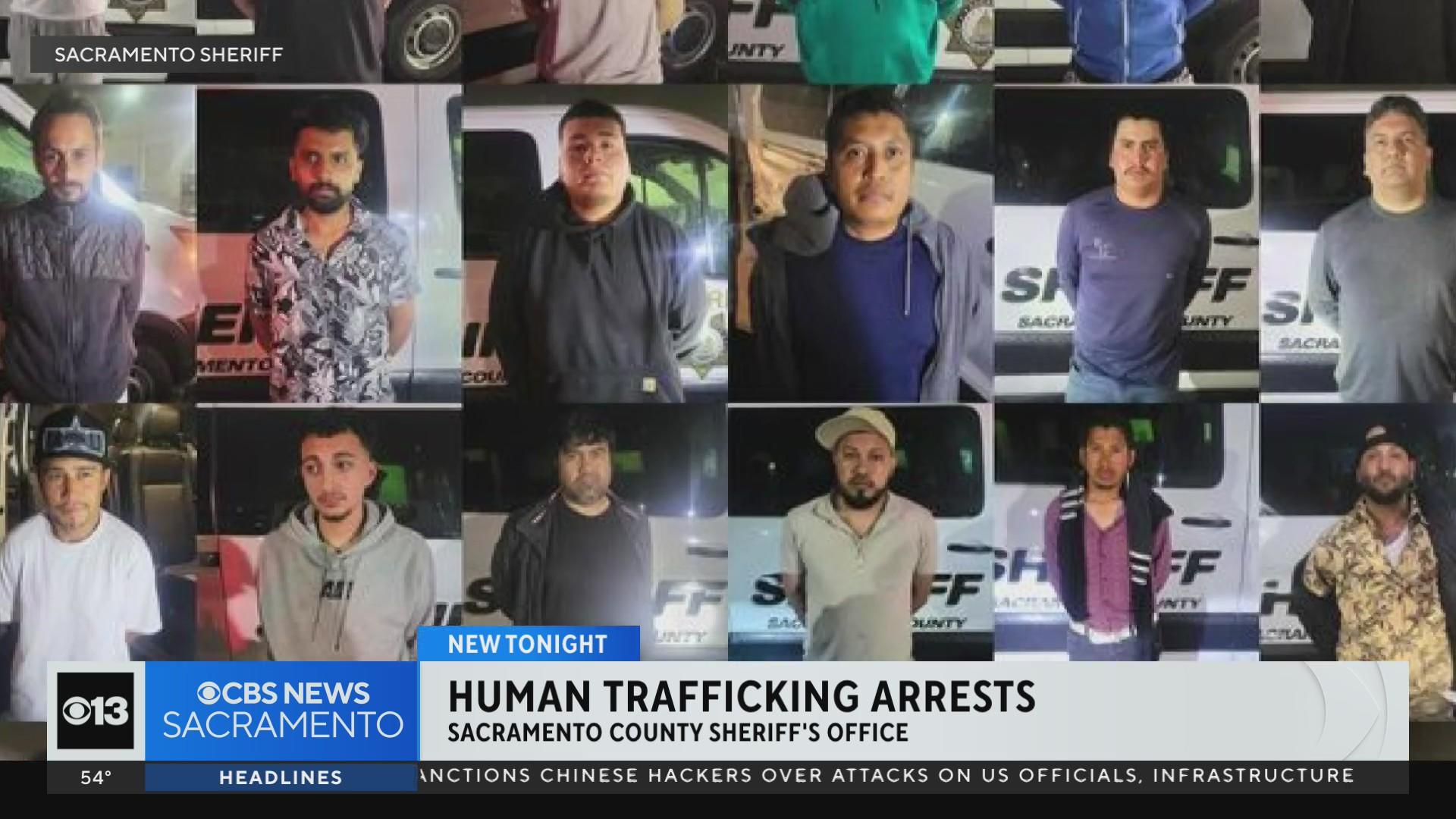Sacramento County human trafficking operation lands 27 arrests - CBS ...