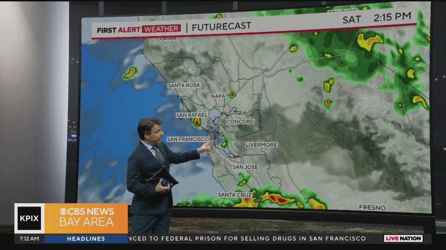 Scattered showers expected in parts of the Bay Area with chance of ...