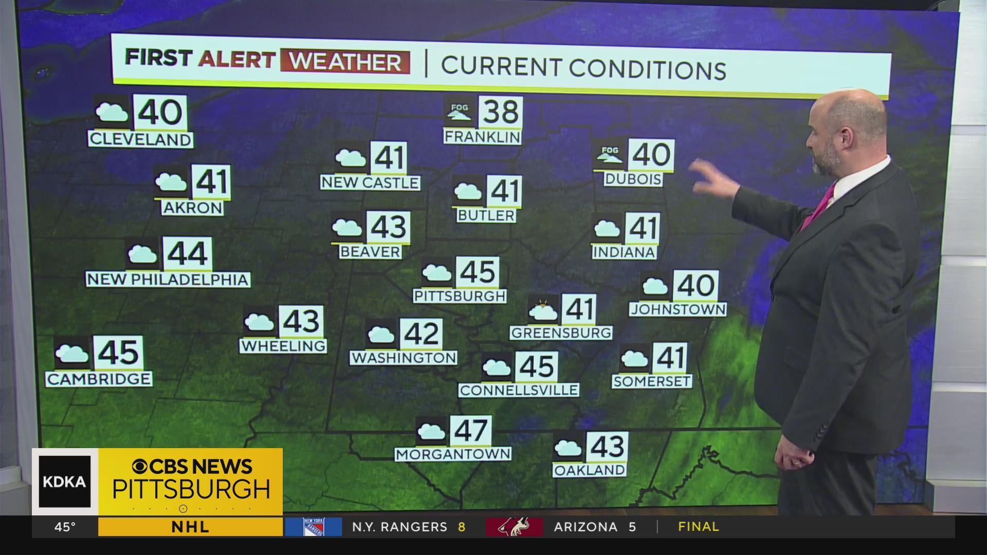 Easter Sunday looks to be one of the few dry weather days in Pittsburgh ...
