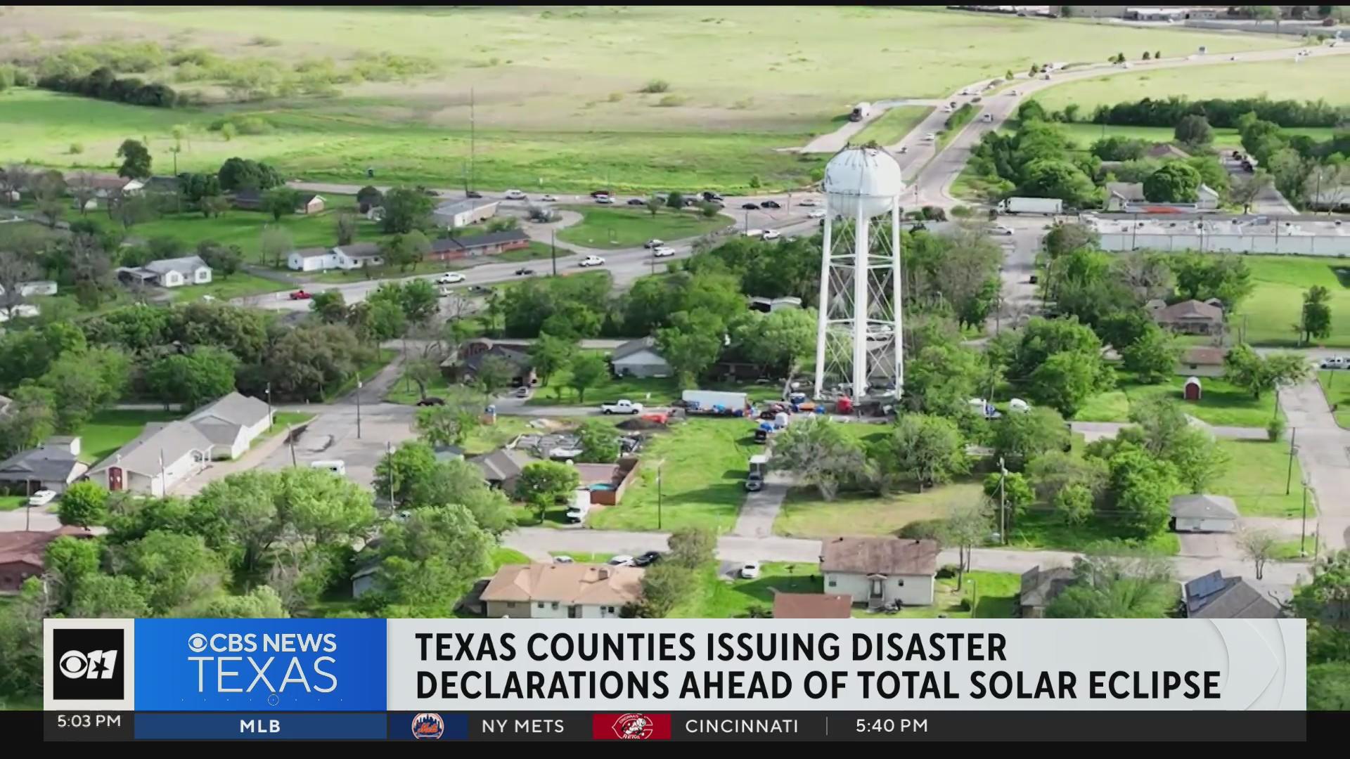 Texas Issue 16 cities & counties in Texas issue disaster declarations for Monday's ...