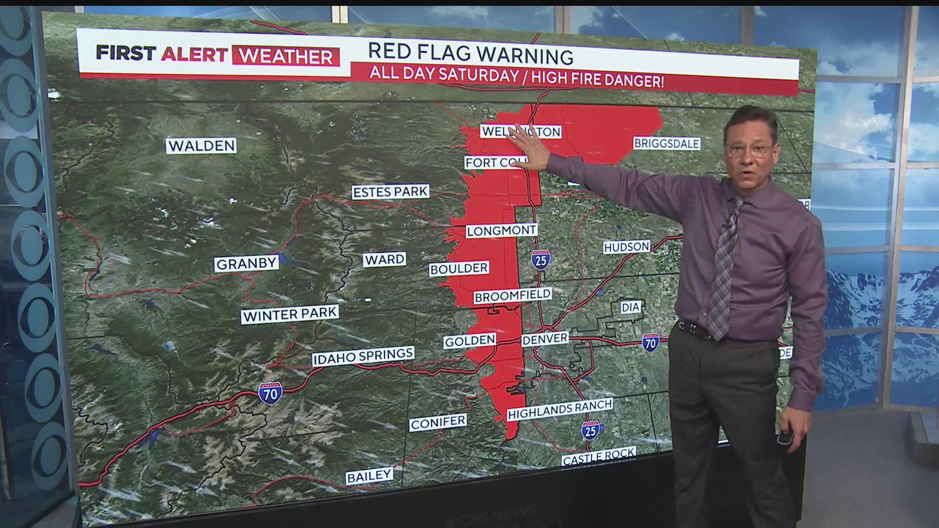 Hurricane force winds possible along Colorado Front Range - CBS Colorado