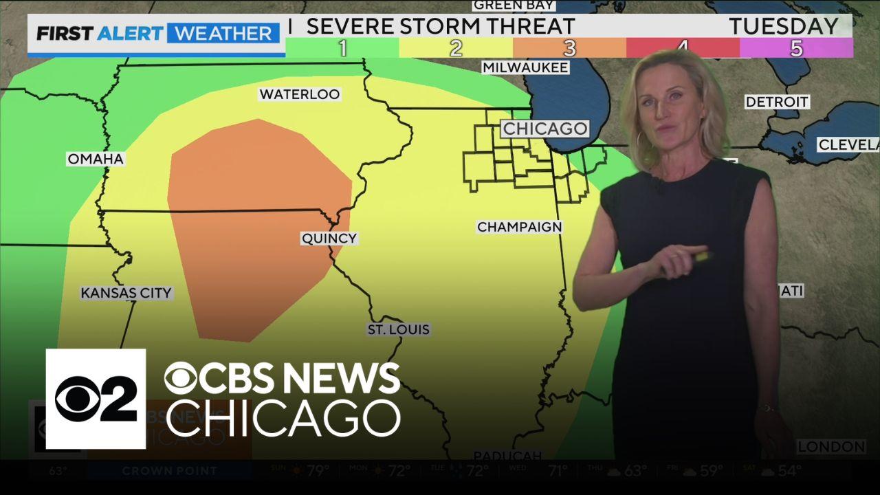 Warm and sunny start to the week in Chicago, but storms arrive on ...