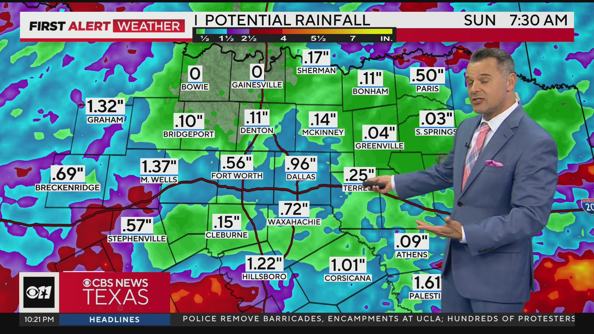 More widespread rain chances in North Texas this weekend - CBS Texas