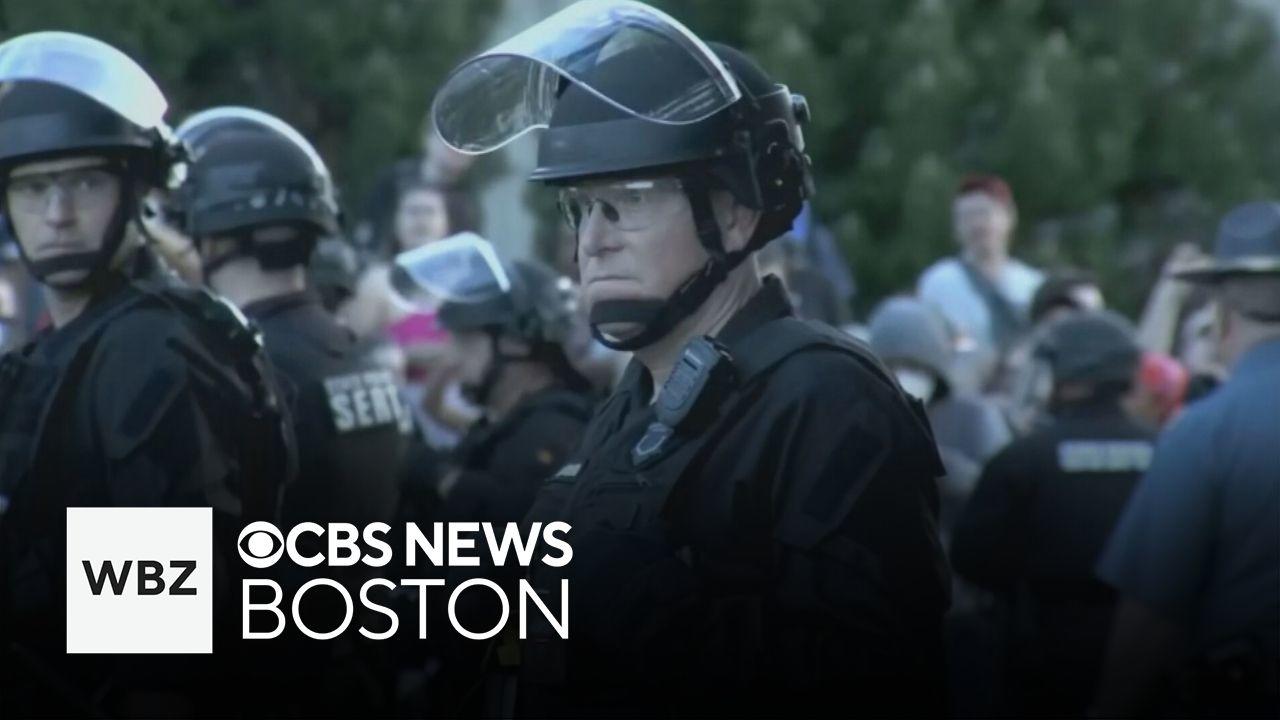 Police arrest 130 at UMass Amherst; College says protesters refused to