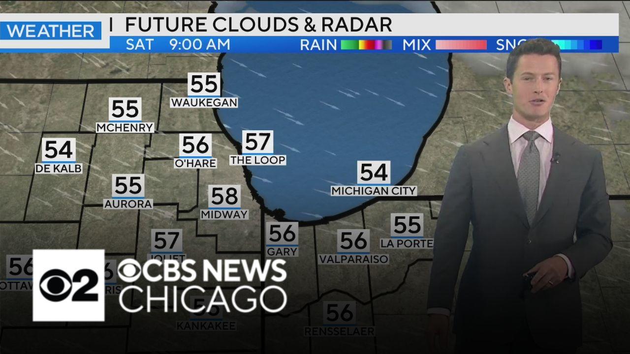 Storms north of Chicago start the weekend - CBS Chicago