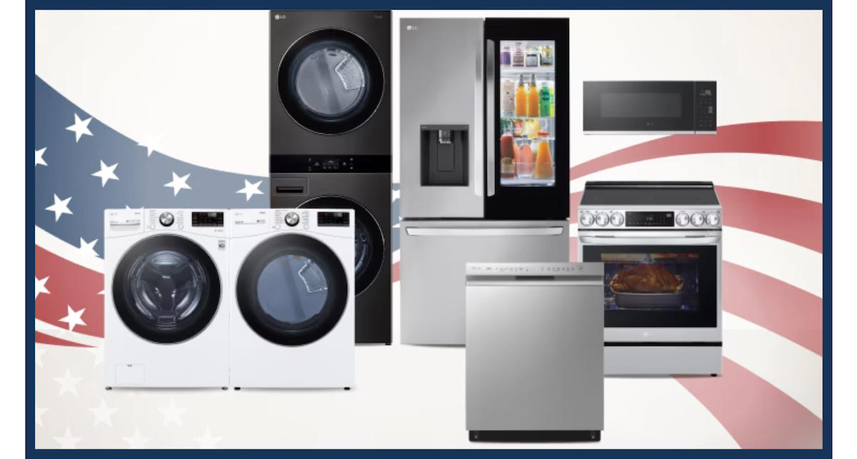 LG Memorial Day Appliance Sale 