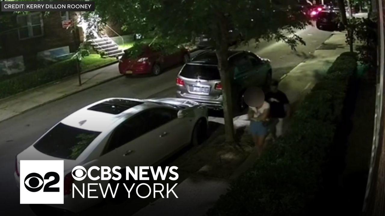 Video Shows Man Placing Woman In Chokehold On Bronx Sidewalk Cbs New York